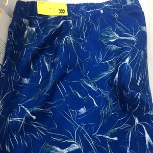 All In Motion UPF Hybrid Shorts, Blue, XXL
